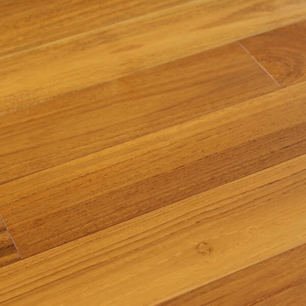 Parquet massif teck vernis 15 x 90 mm