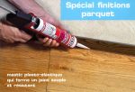 joint de finition pour raccord de parquet