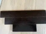 Parquet massif foncé - Teinté Noir - 15 x 90 mm – Image 2