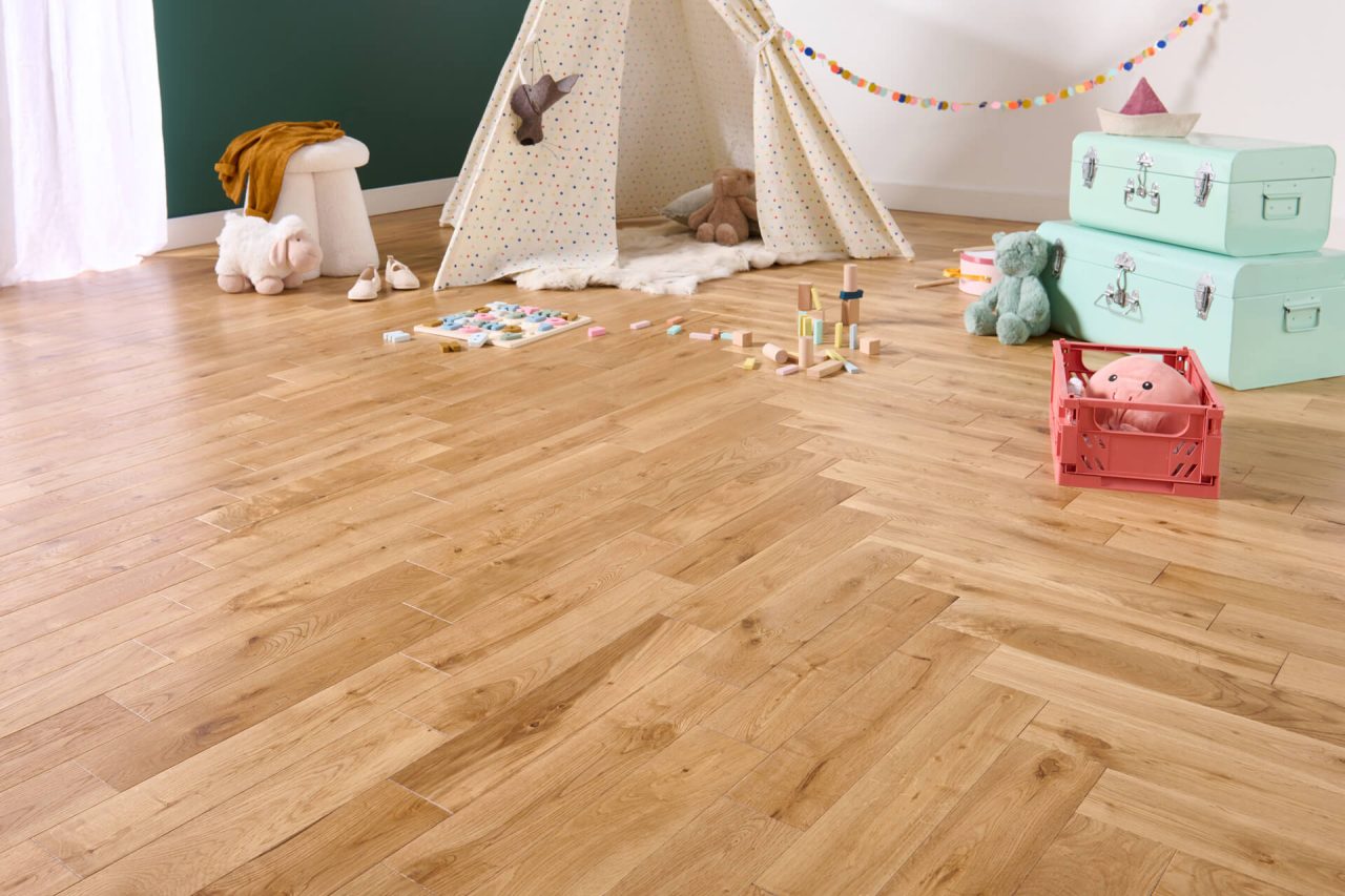 parquet a batons rompus coloris naturel