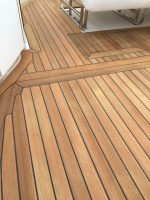 parquet teck pont de bateau