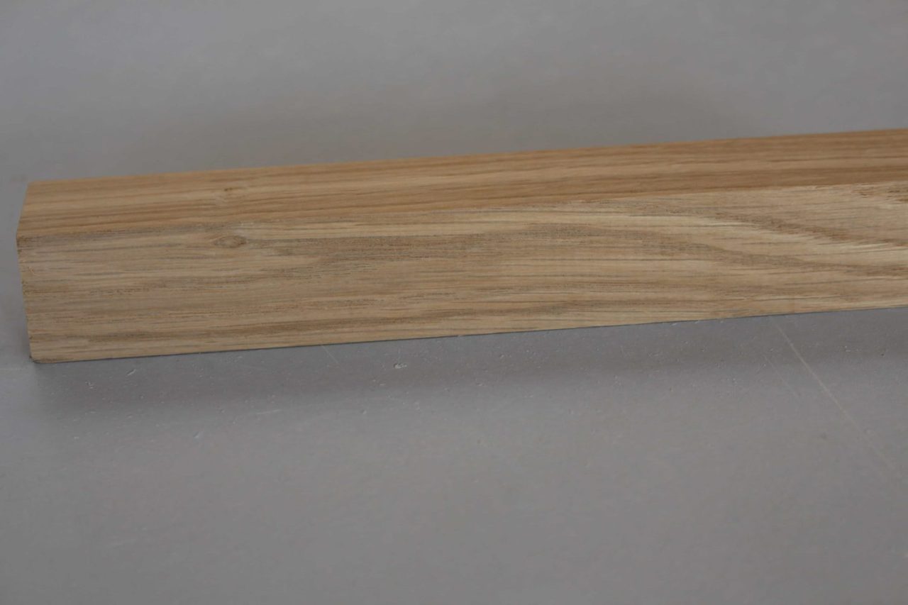 Tasseau chene massif 34 x 34 mm