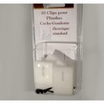 Fixation des plinthes électriques grâce aux clips