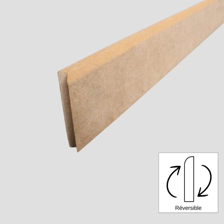 Plinthe 10 x 70 mdf réversible