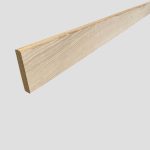 plinthe chene massif 15x80mm arrondie