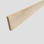 plinthe chene massif 15x80mm arrondie