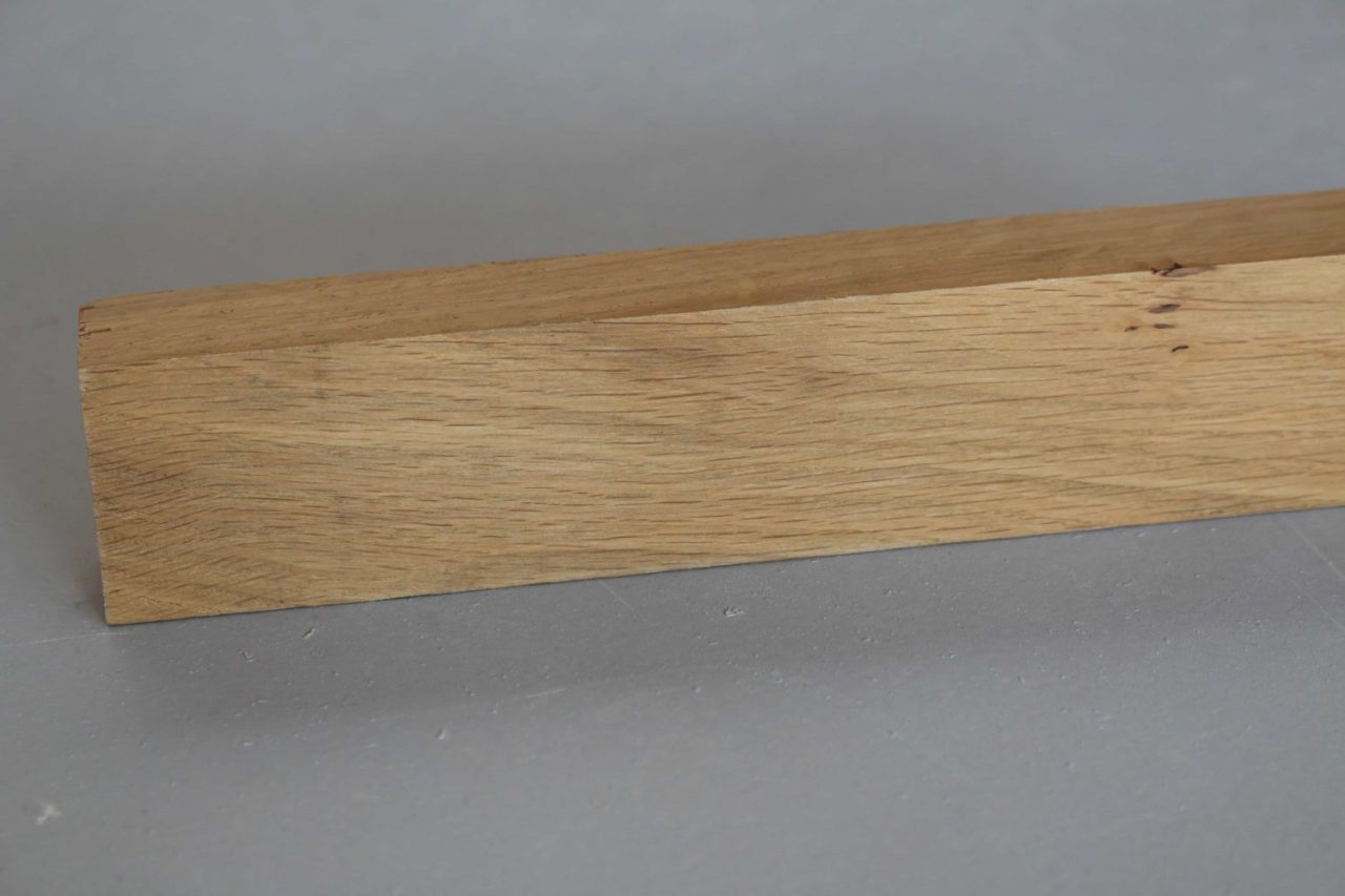 Tasseau chene massif 27 x 44 mm