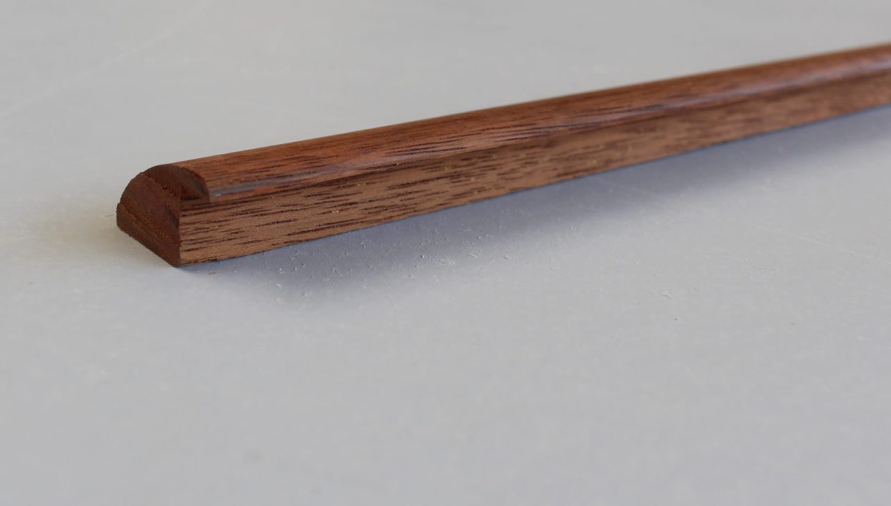 Barre de seuil en merbau pour parquets de 15 mm