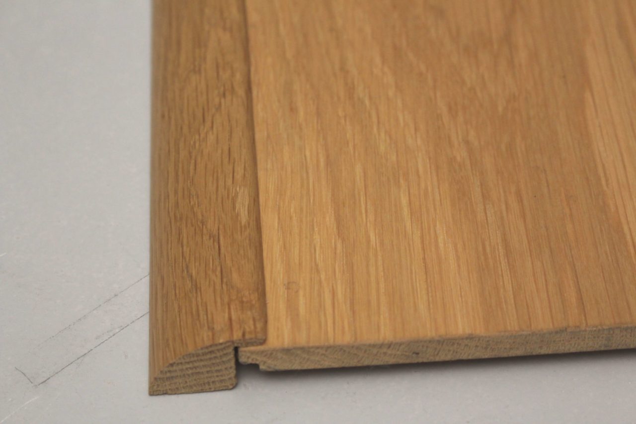 Barre de seuil 18 x 35 mm à recouvrement