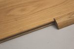 barre de seuil 27 x 25 mm à recouvrement en chêne massif