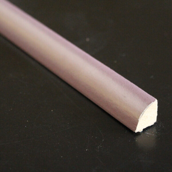 Quart de rond medium melamine violet aubergine