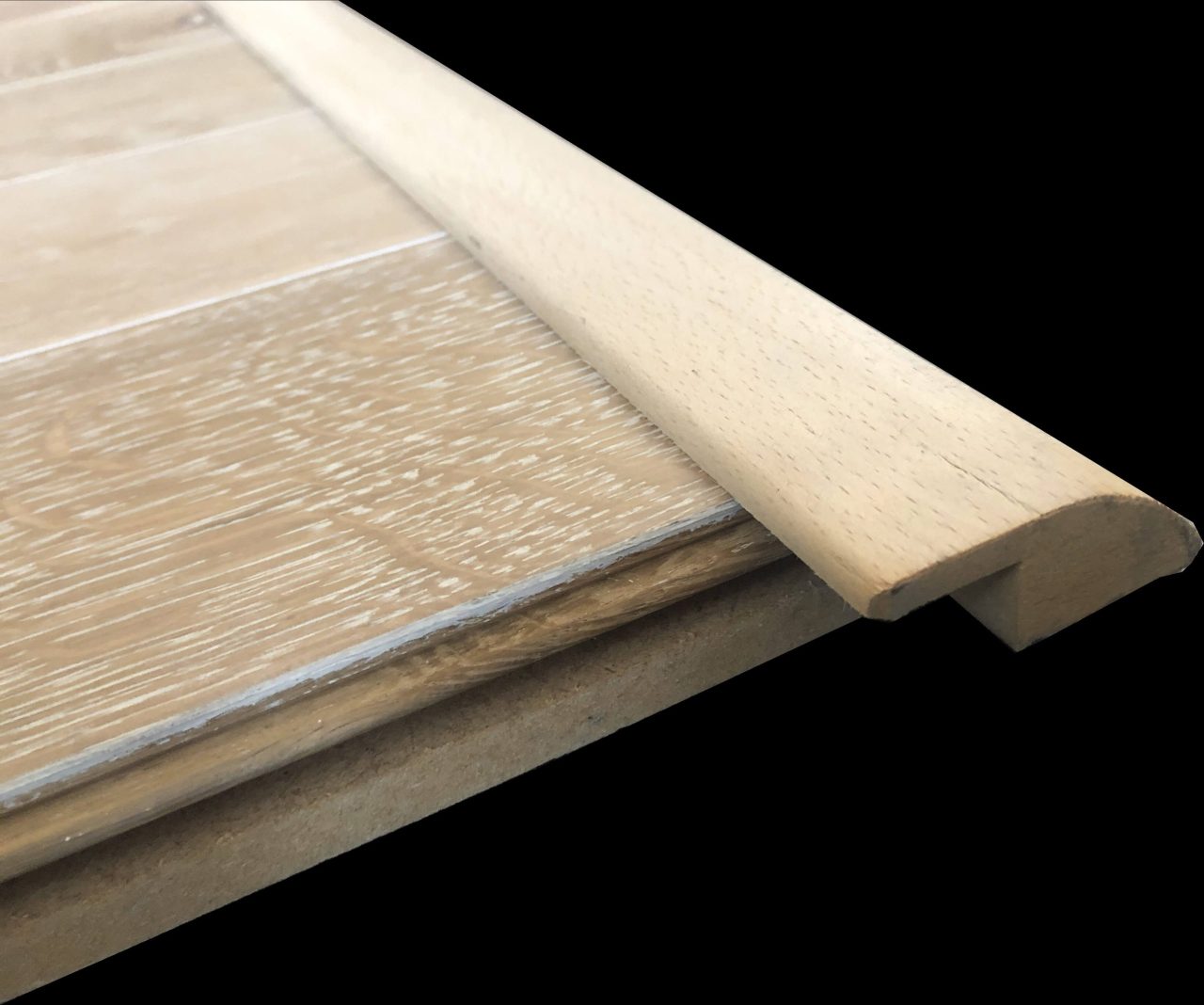 barre de seuil placage hêtre