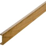 Nez de cloison chene massif pour placo de 50 mm