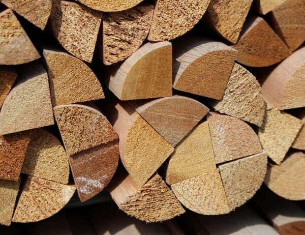 quart de rond bois exotique massif 17 x 17 mm