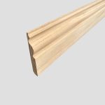 plinthe chene massif moulurée 15x120mm