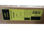 Lot de 5 plinthes revêtues papier décor chêne