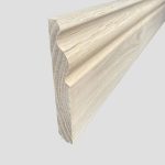 plinthe chene massif moulurée 20x142mm