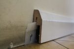 plinthe electrique blanche