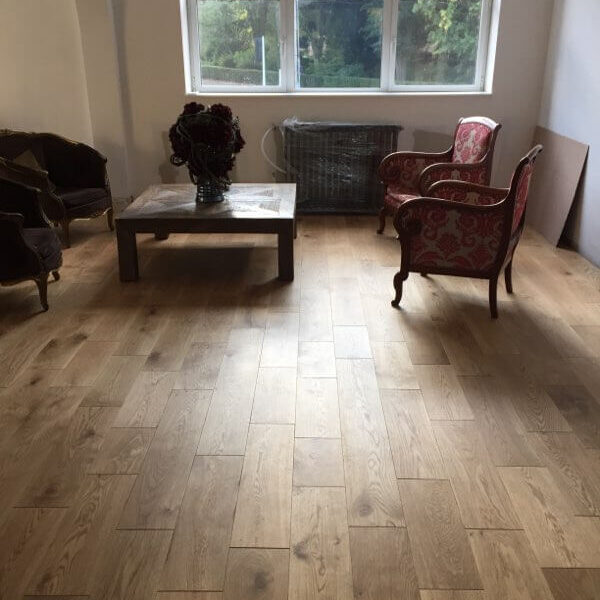 parquet chene naturel lames larges