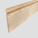plinthe moulurée chêne massif 9 x 100 mm