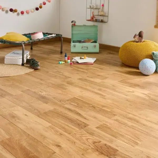 parquet chene massif clipsable 2 frises sable aspect scié