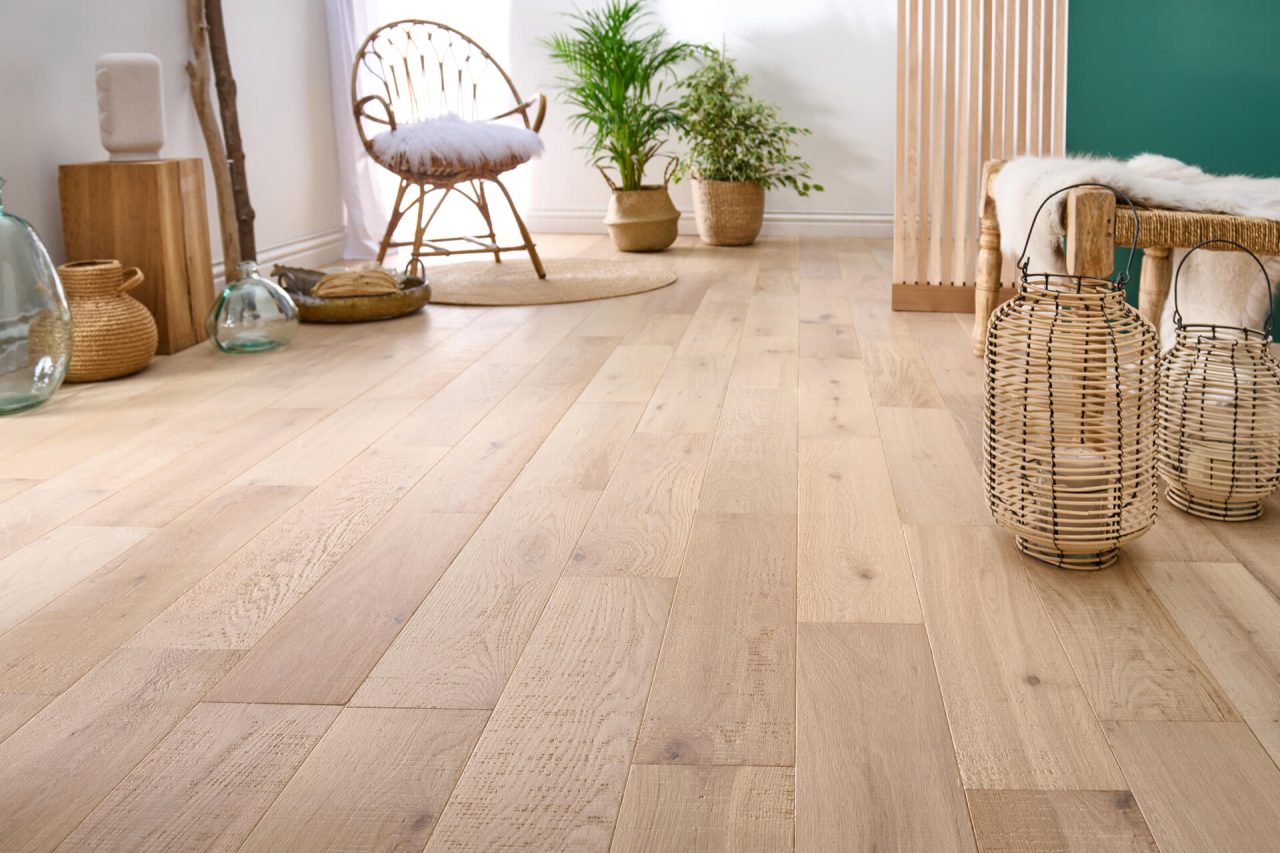 parquet chene massif brut de sciage
