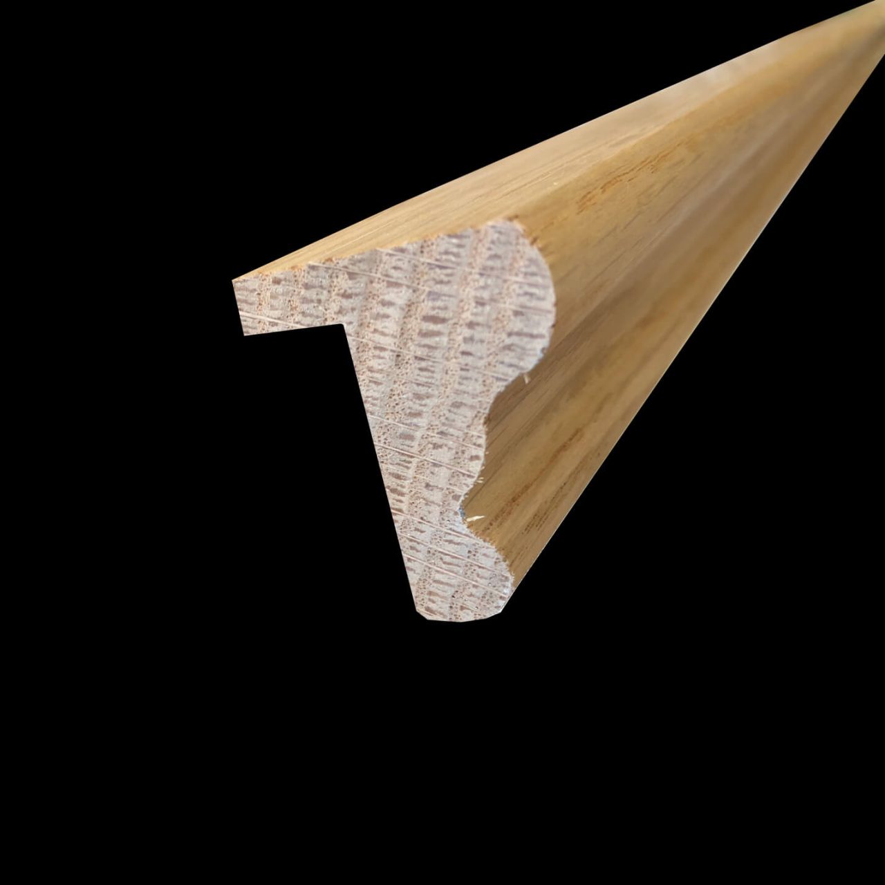 moulure plan de travail chêne massif - 33 x 40 mm