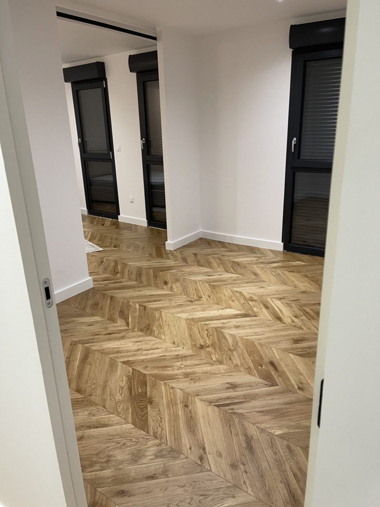 parquet point de hongrie réalisation