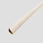 quart de rond placage chene blanchi
