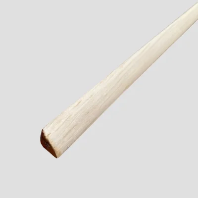 quart de rond placage chene blanchi