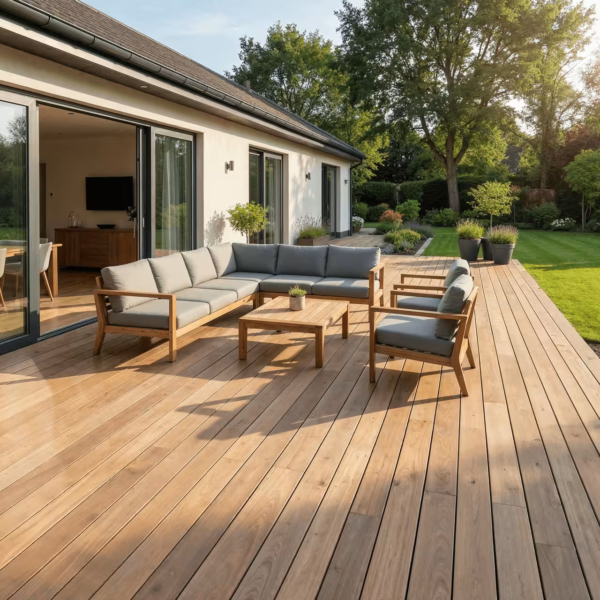 Terrasse Teck Réversible - 22 x 146 mm