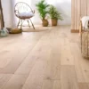 Parquet chêne massif clipsable - Brut de sciage huilé - 18 x 150 mm