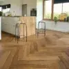 Parquet à bâtons rompus Teinte brune