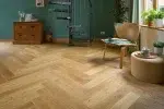 Parquet baton rompu - Chêne massif - Naturel - 18 x 125 mm