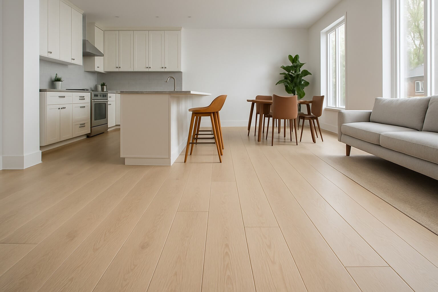 Parquet chêne massif 19 x 240 Invisible