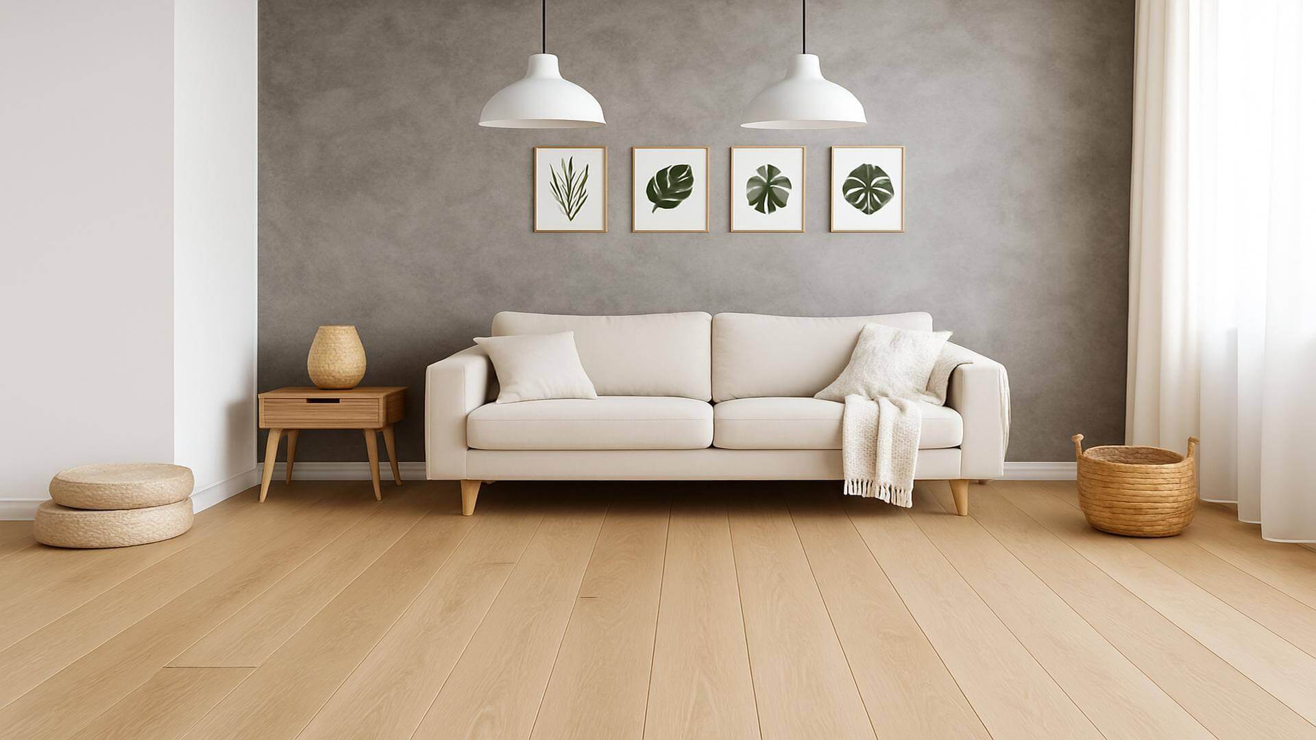 Parquet chêne massif 19 x 240 Naturel
