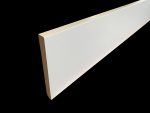 Plinthe blanche - Bord carré - 19 mm x 200 mm – Image 2