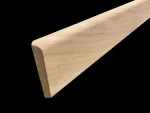 plinthe plaquée chêne 14 x 100 mm bord arrondi