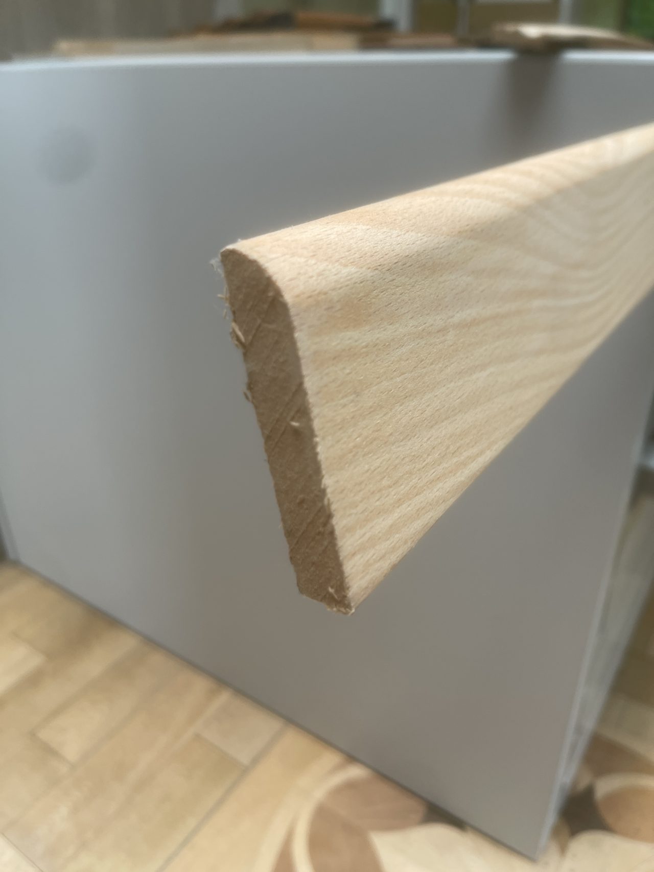 plinthe placage hêtre