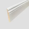 Plinthe médium (MDF) revêtue blanc - 14 x 120 mm - Moulurée
