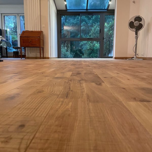 parquet chene massif aspecté scié