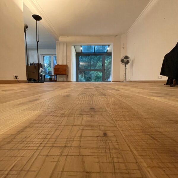 parquet chene massif aspecté scié