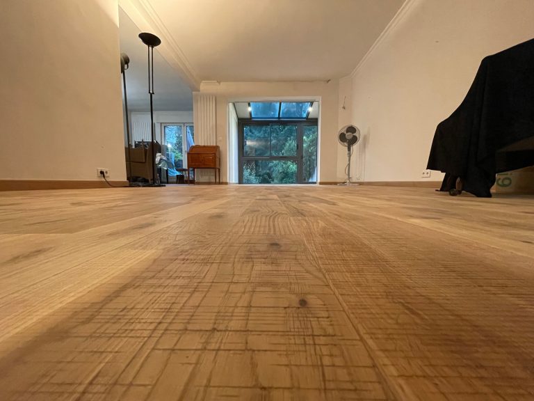 parquet chene massif aspecté scié