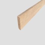 plinthe chene massif 15x80mm bord carré