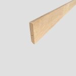 plinthe chene massif 15x80mm bord carré