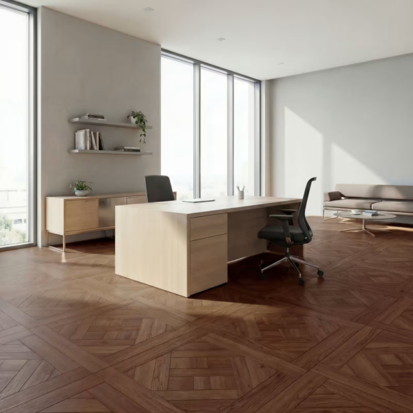 Parquet de Versailles teinte brune