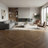 Parquet Point de hongrie brune 18x125
