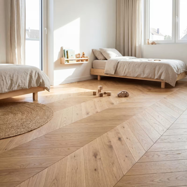 Parquet point de hongrie naturel 18x90