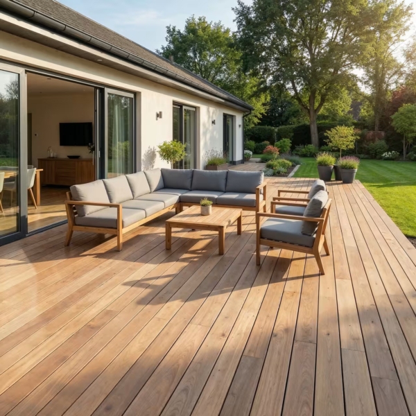 Terrasse Teck Réversible - 22 x 146 mm