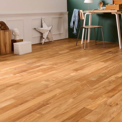 parquet teck massif brut